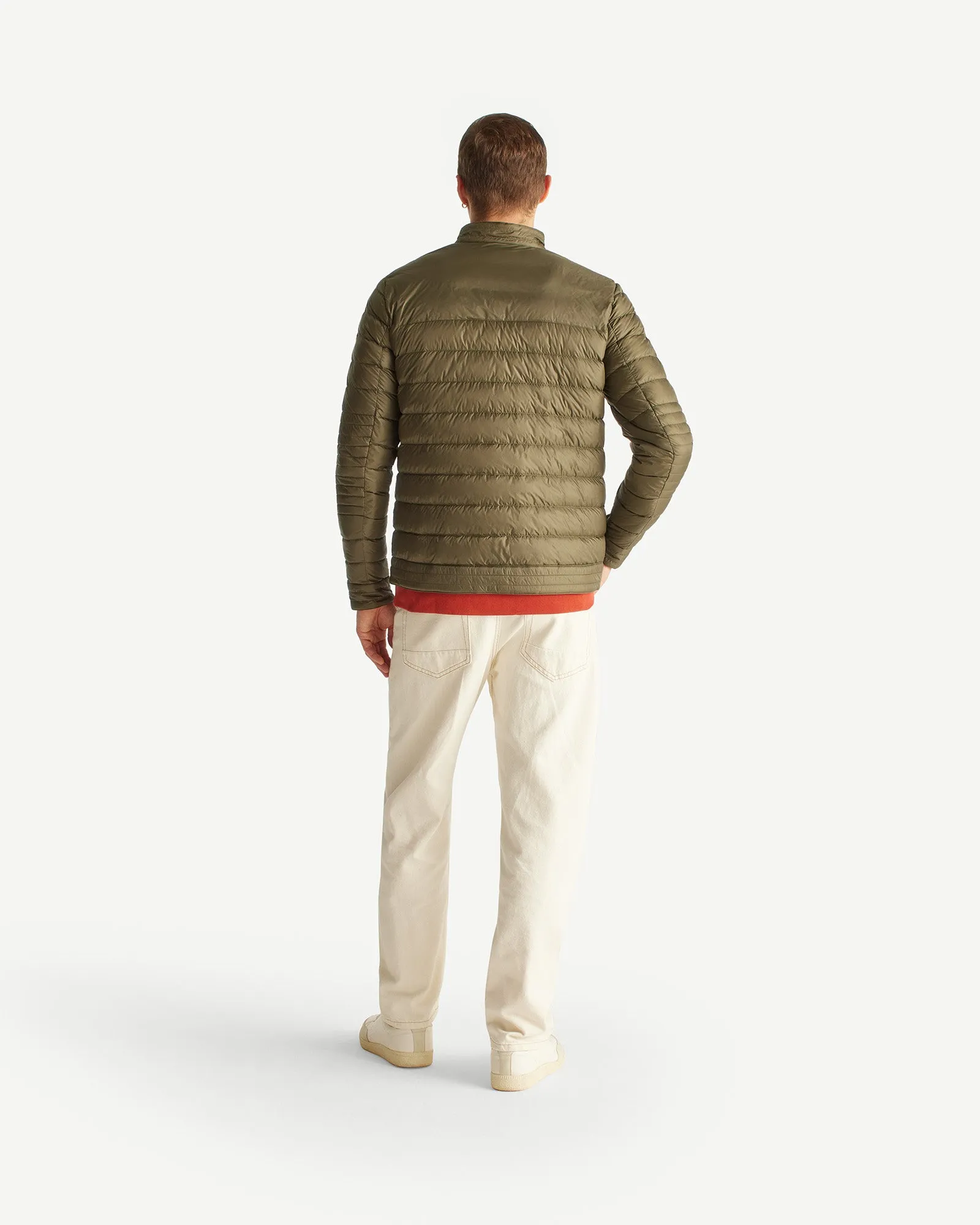 Army David biker fit puffer jacket