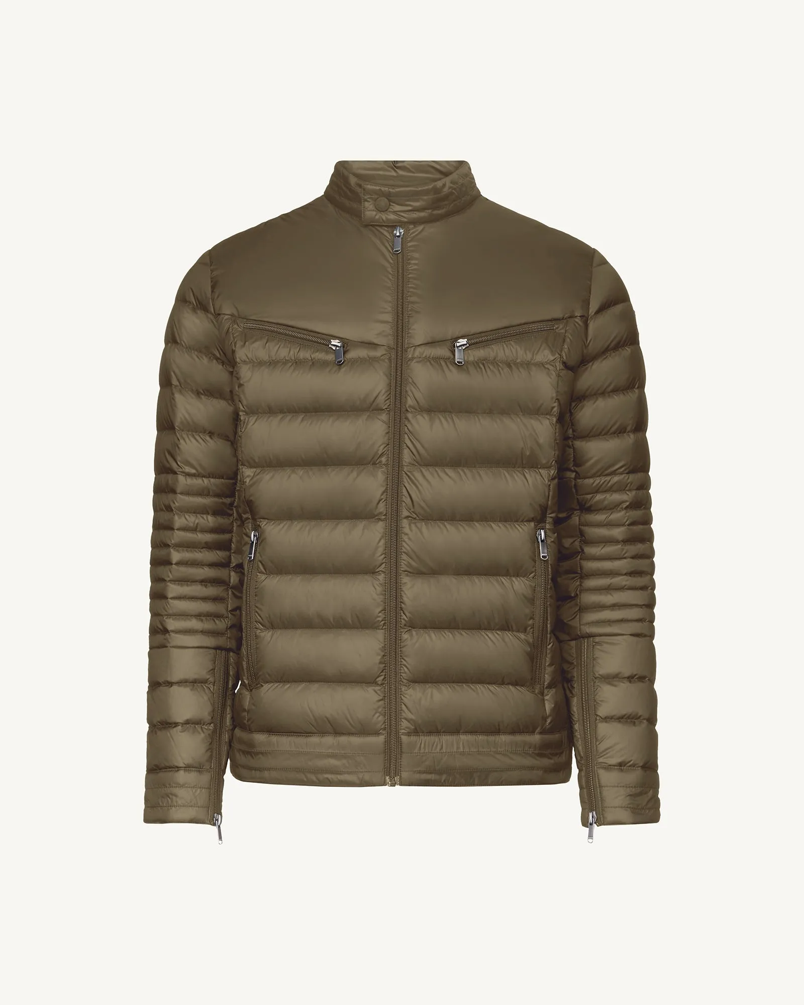 Army David biker fit puffer jacket