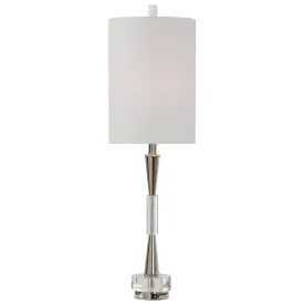 Azaria Polished Nickel Buffet Lamp