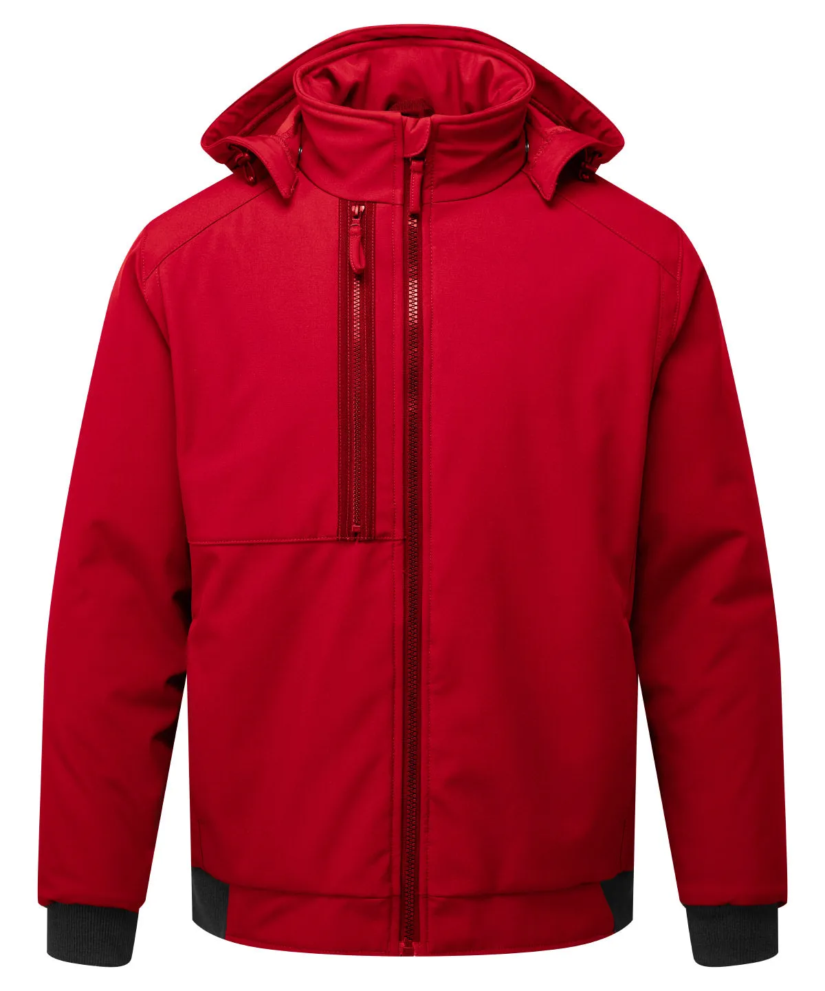 Black - WX2 2-layer padded softshell