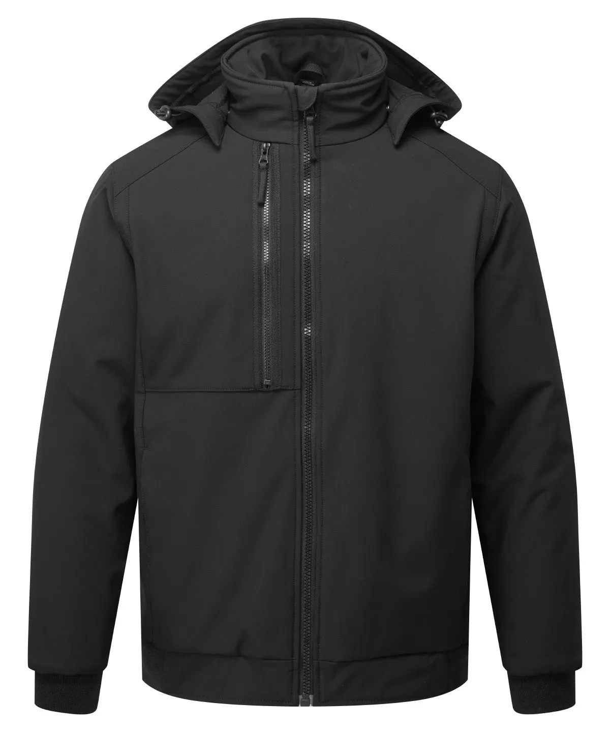 Black - WX2 2-layer padded softshell