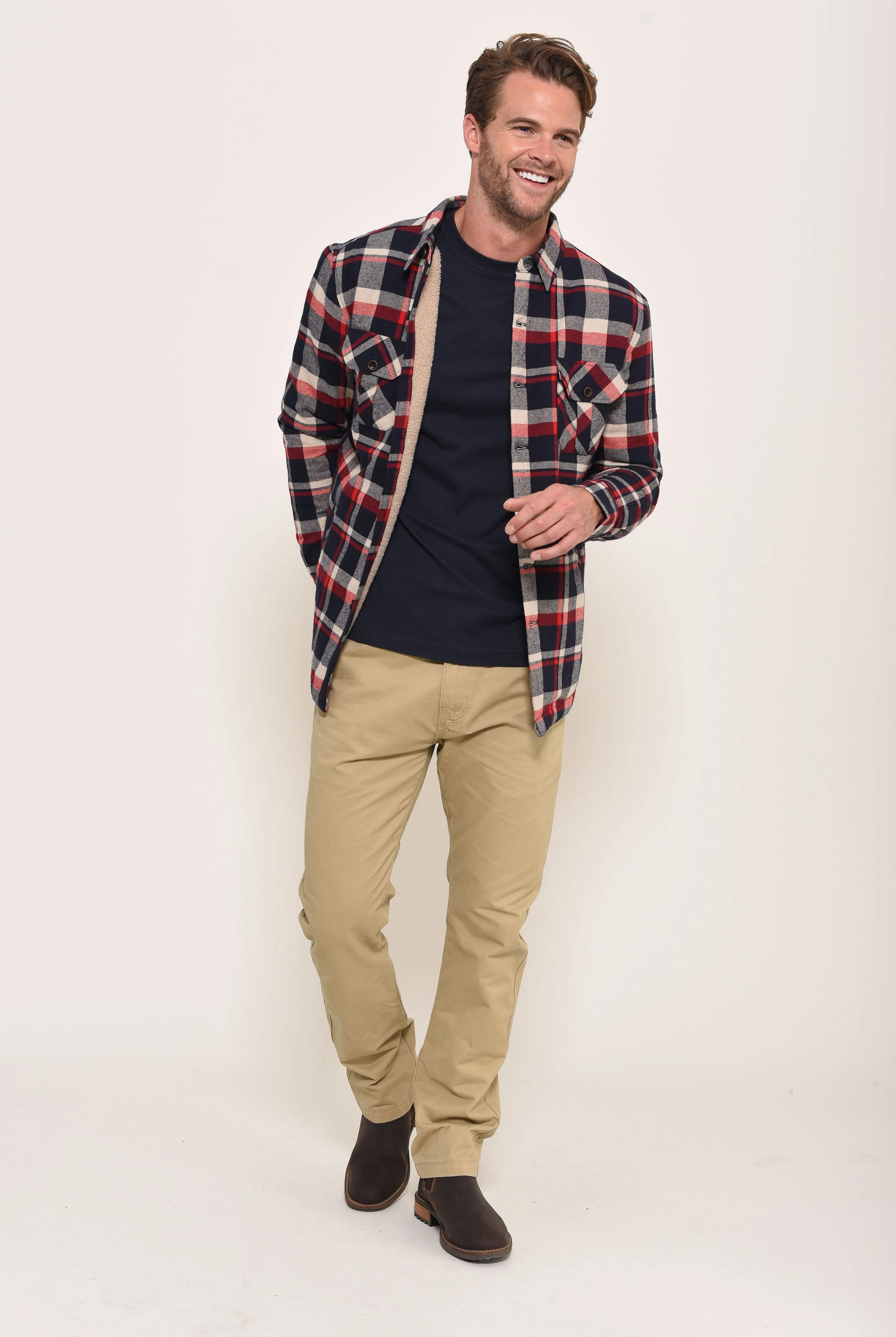 Borg Lined Overshirt