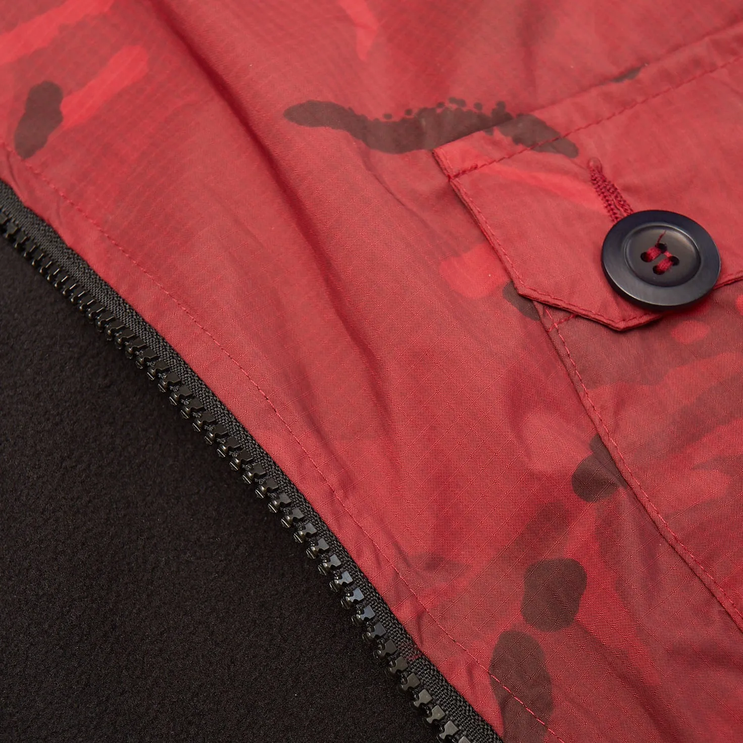 Brompton Red & Black Camo Ripstop Gilet