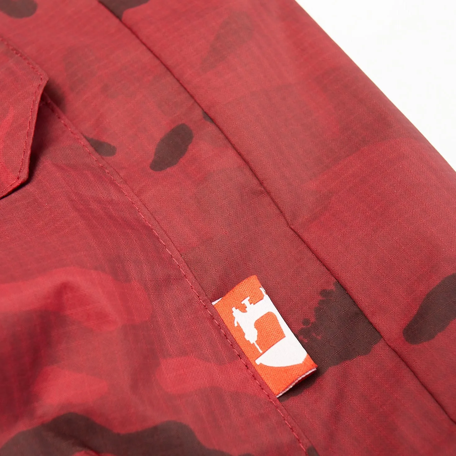 Brompton Red & Black Camo Ripstop Gilet