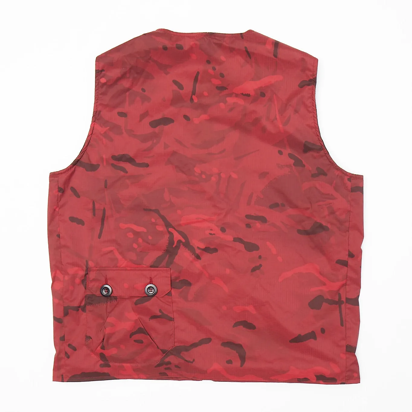 Brompton Red & Black Camo Ripstop Gilet