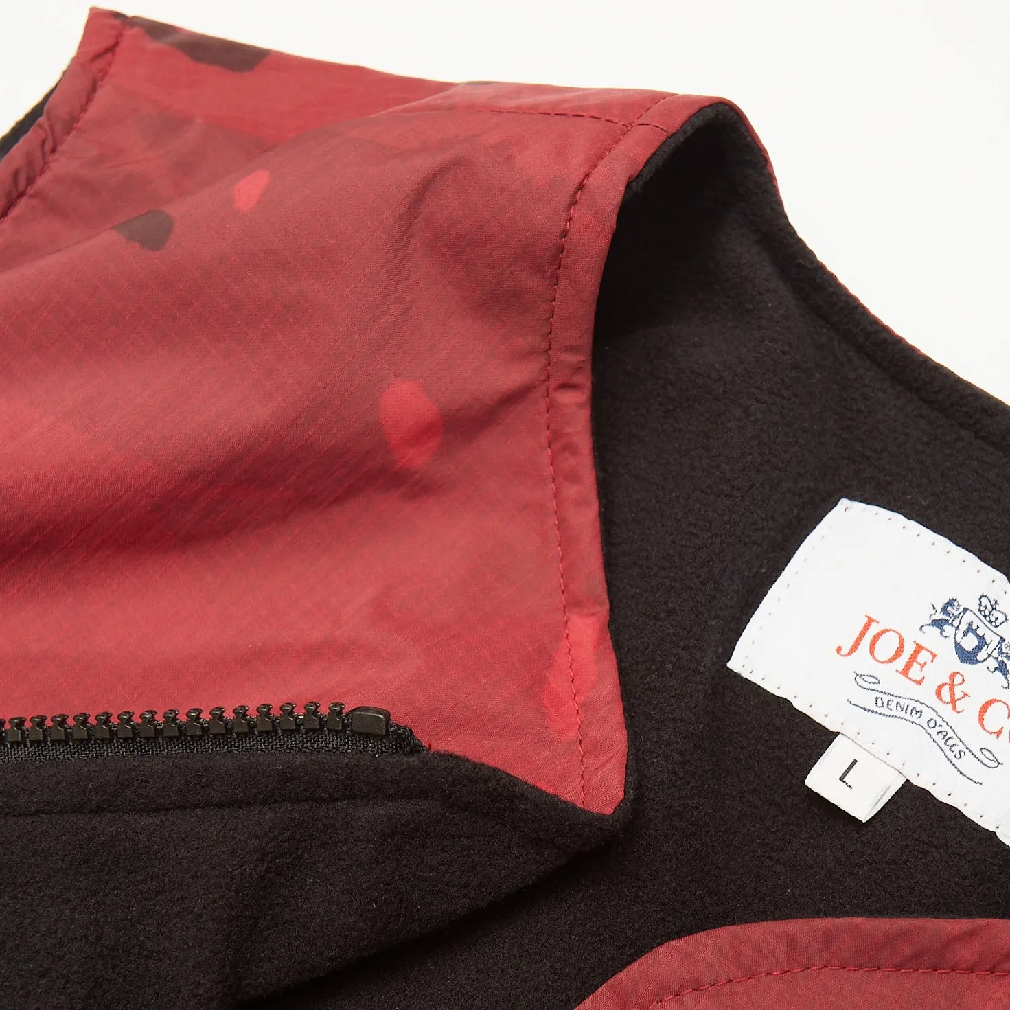 Brompton Red & Black Camo Ripstop Gilet