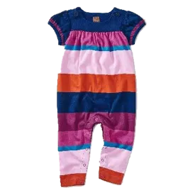 Cabana Stripe Button Romper