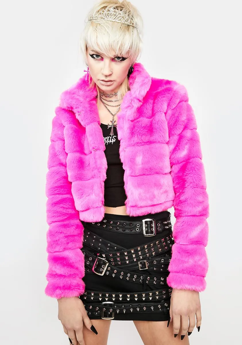 Captive Audience Faux Fur Jacket