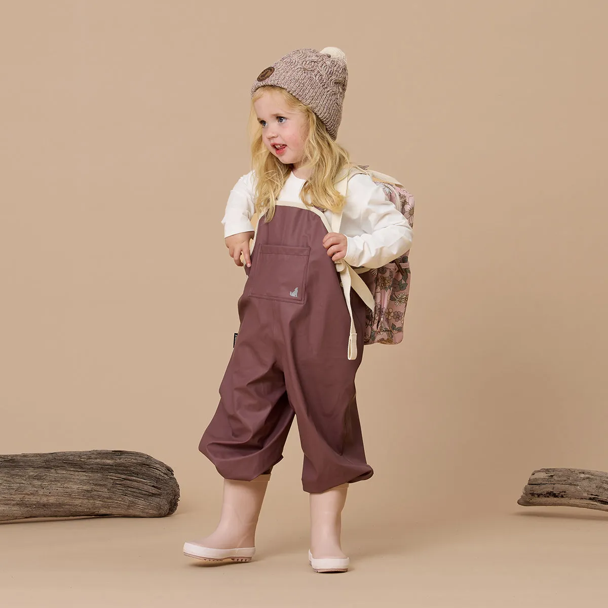 Crywolf Rain Overalls - Mauve
