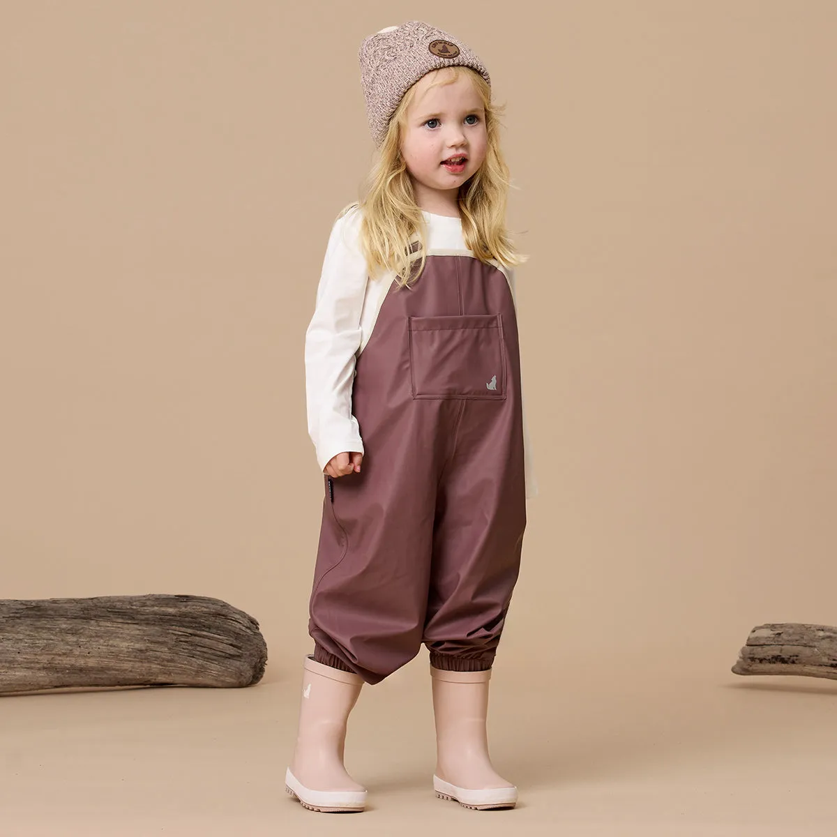 Crywolf Rain Overalls - Mauve