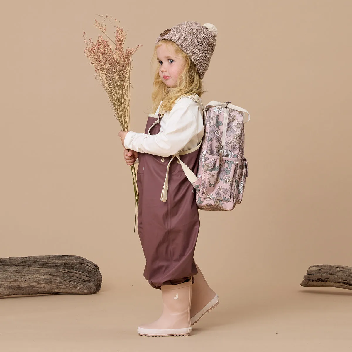 Crywolf Rain Overalls - Mauve