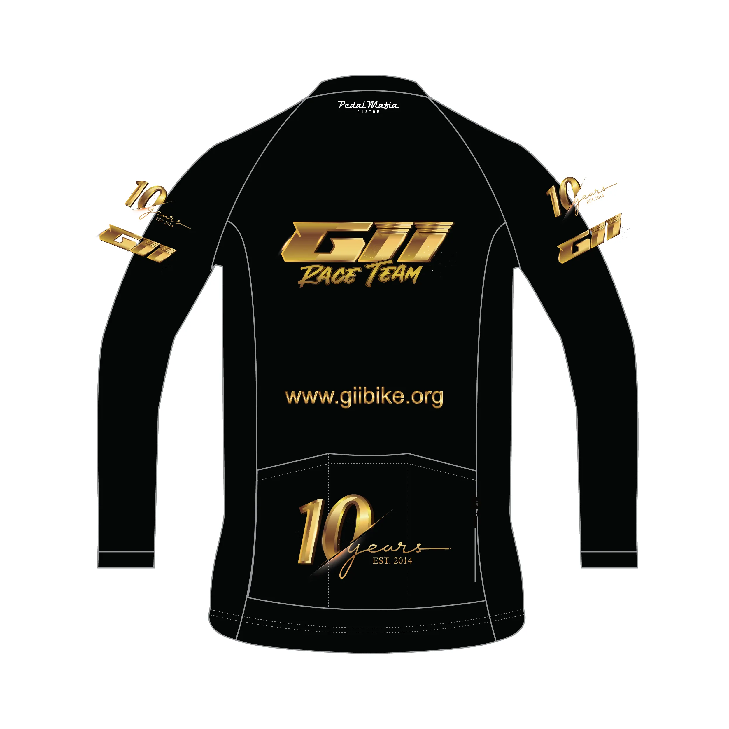 Custom Thermal Jacket - Gii Race Team Black