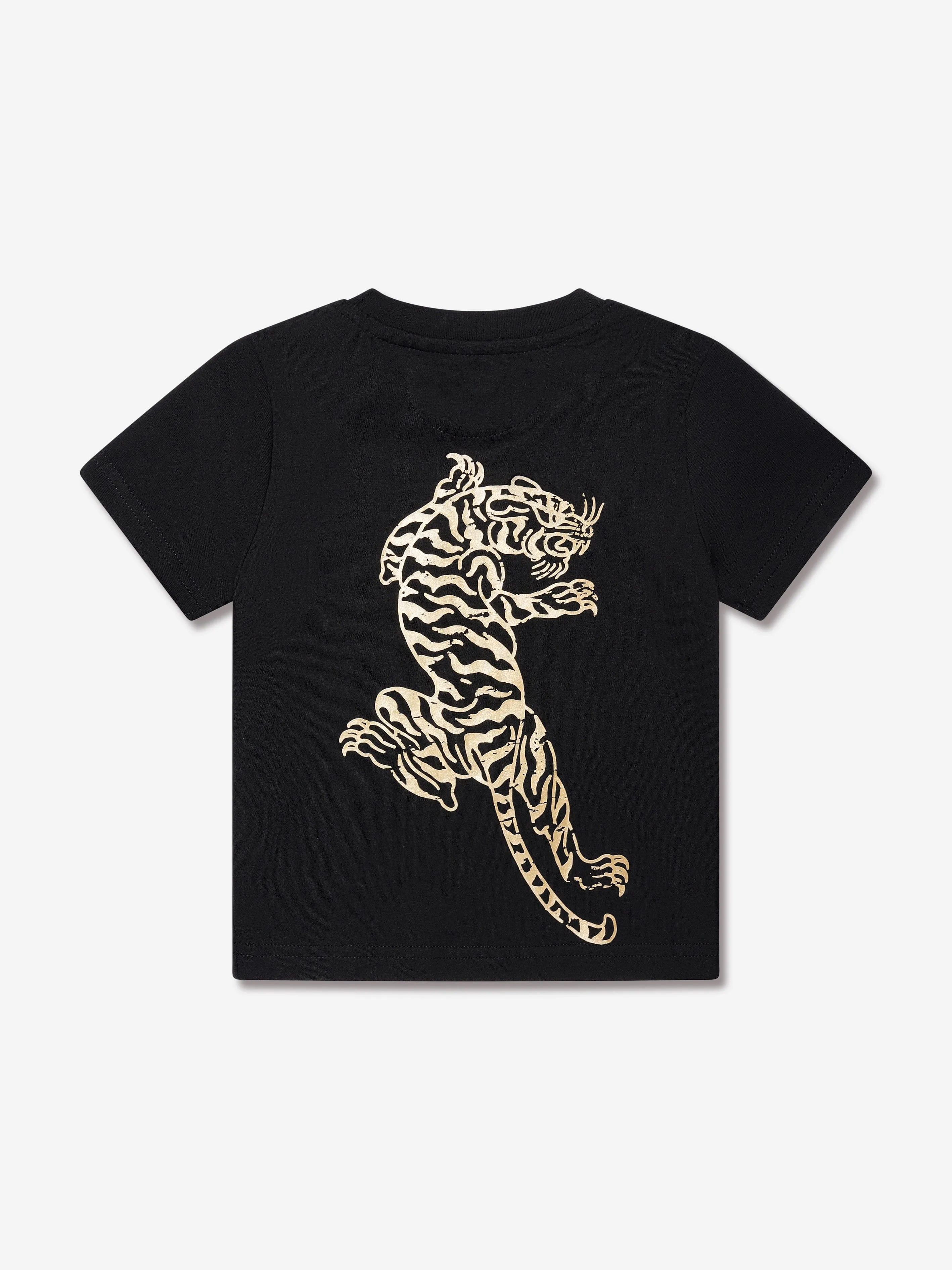 ED Hardy Girls Gold Label T-Shirt in Black
