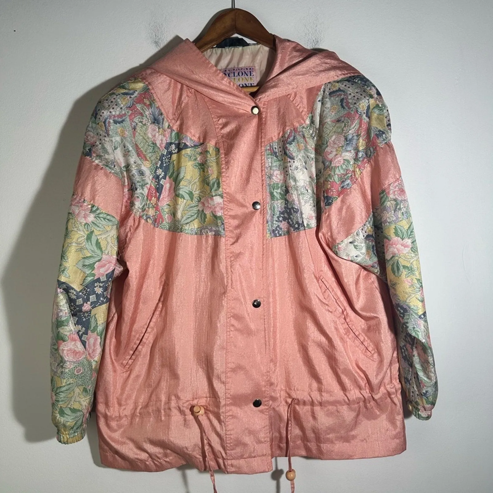 Floral Patchwork Hooded Jacket