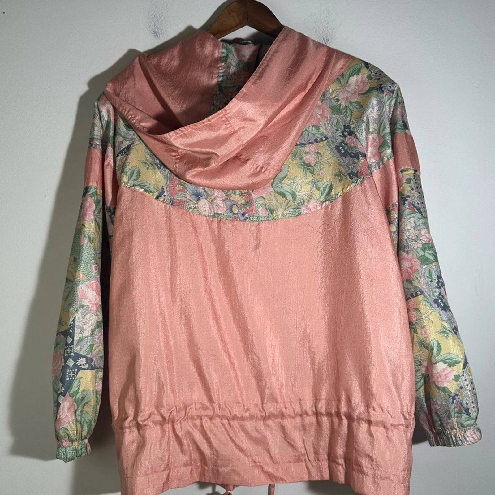 Floral Patchwork Hooded Jacket