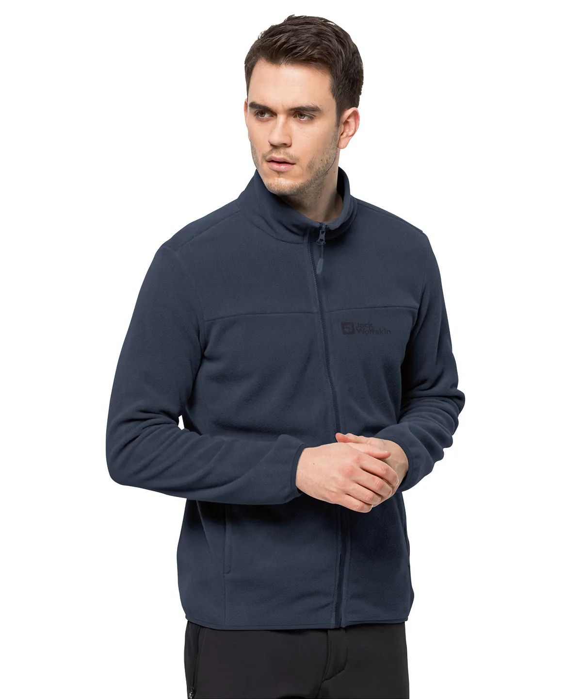Full zip mid-weight fleece  (NL) | Night Blue