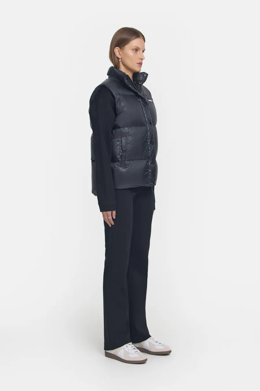 Galactic Puffer Vest Black