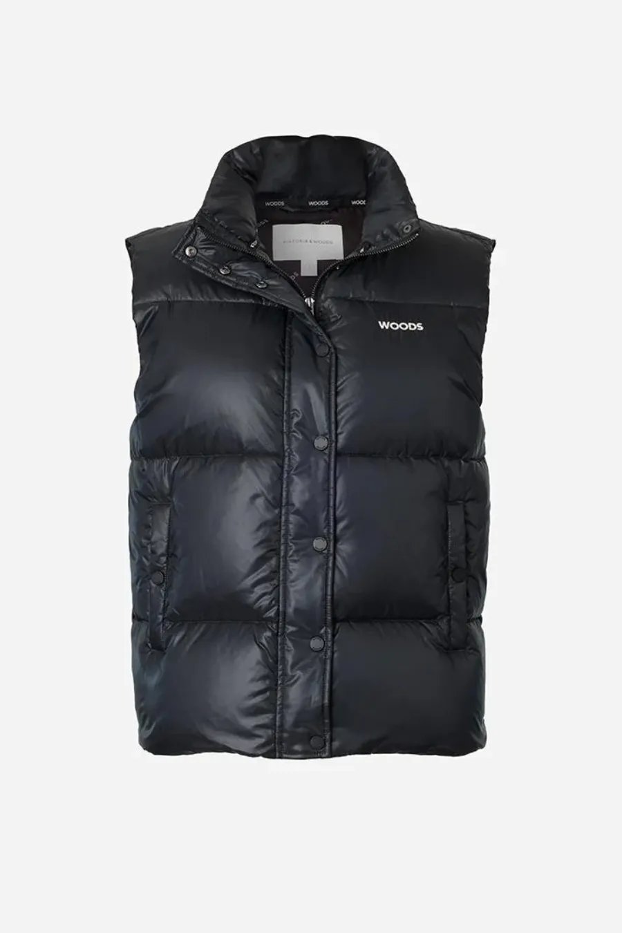 Galactic Puffer Vest Black
