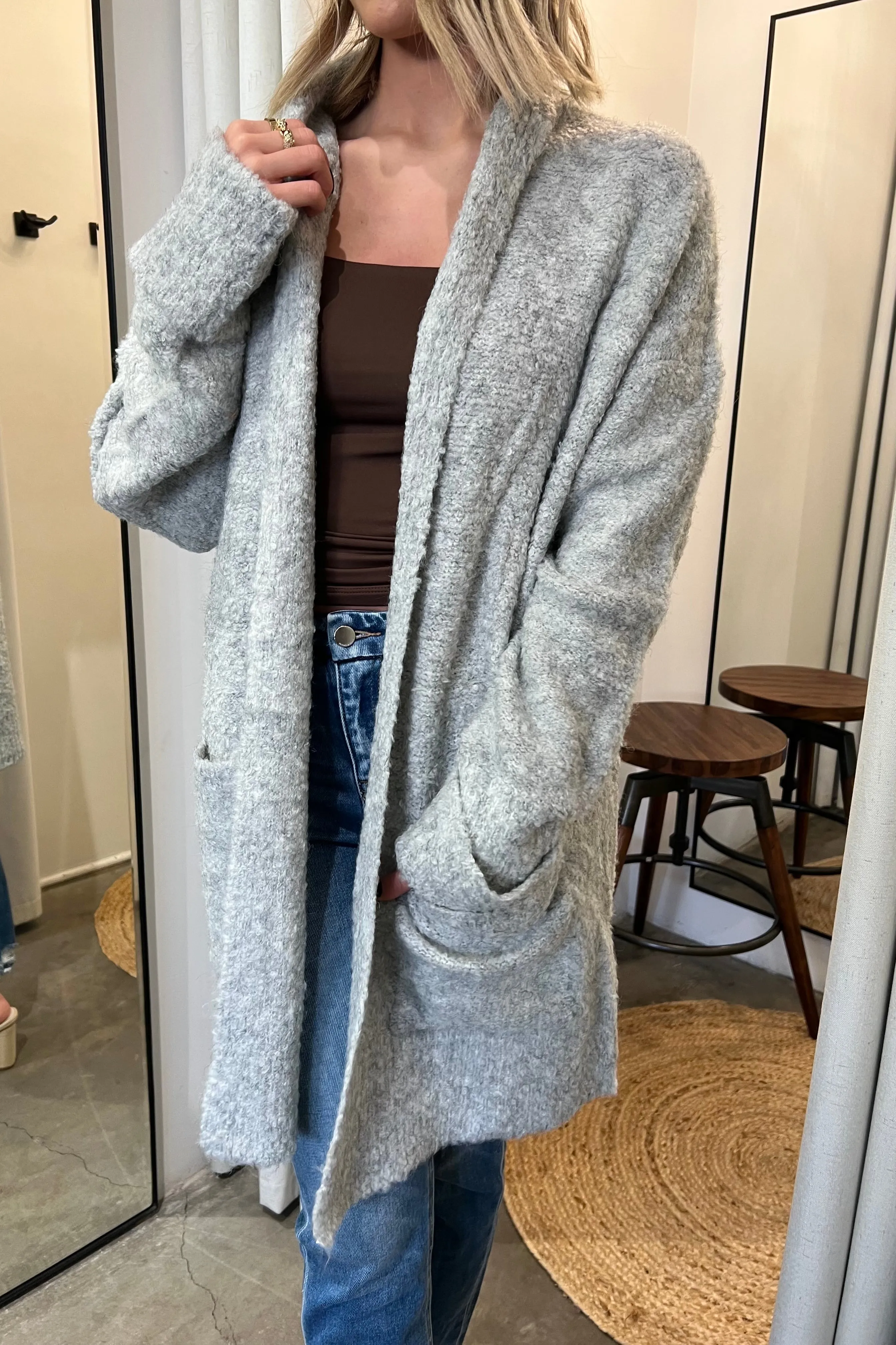HILLTOP TEXTURE KNIT CARDIGAN