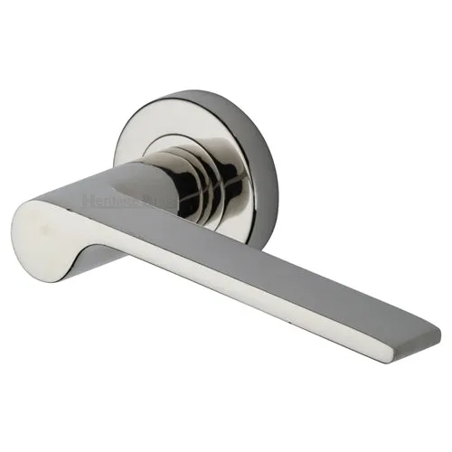 Julia Lever Handle on Round Rose