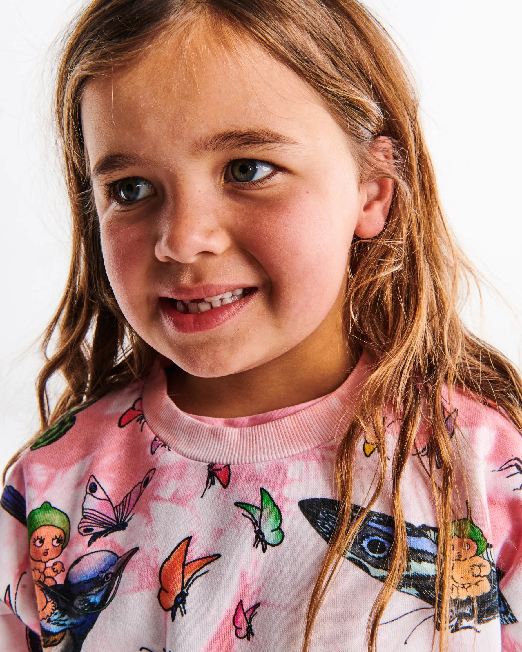 Kip&Co x May Gibbs Fly Baby Tie Dye Organic Cotton Sweater
