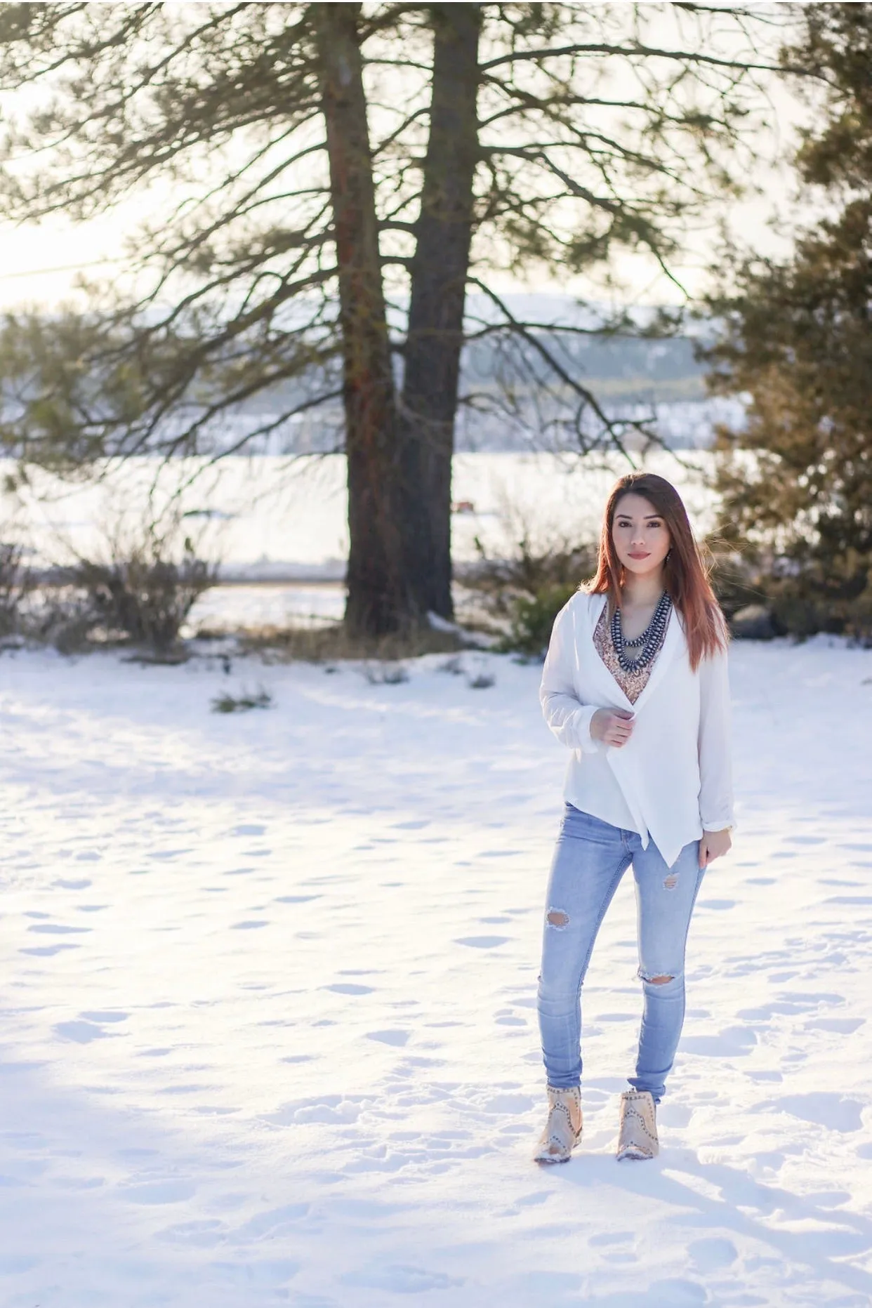 Lightweight White Blazer