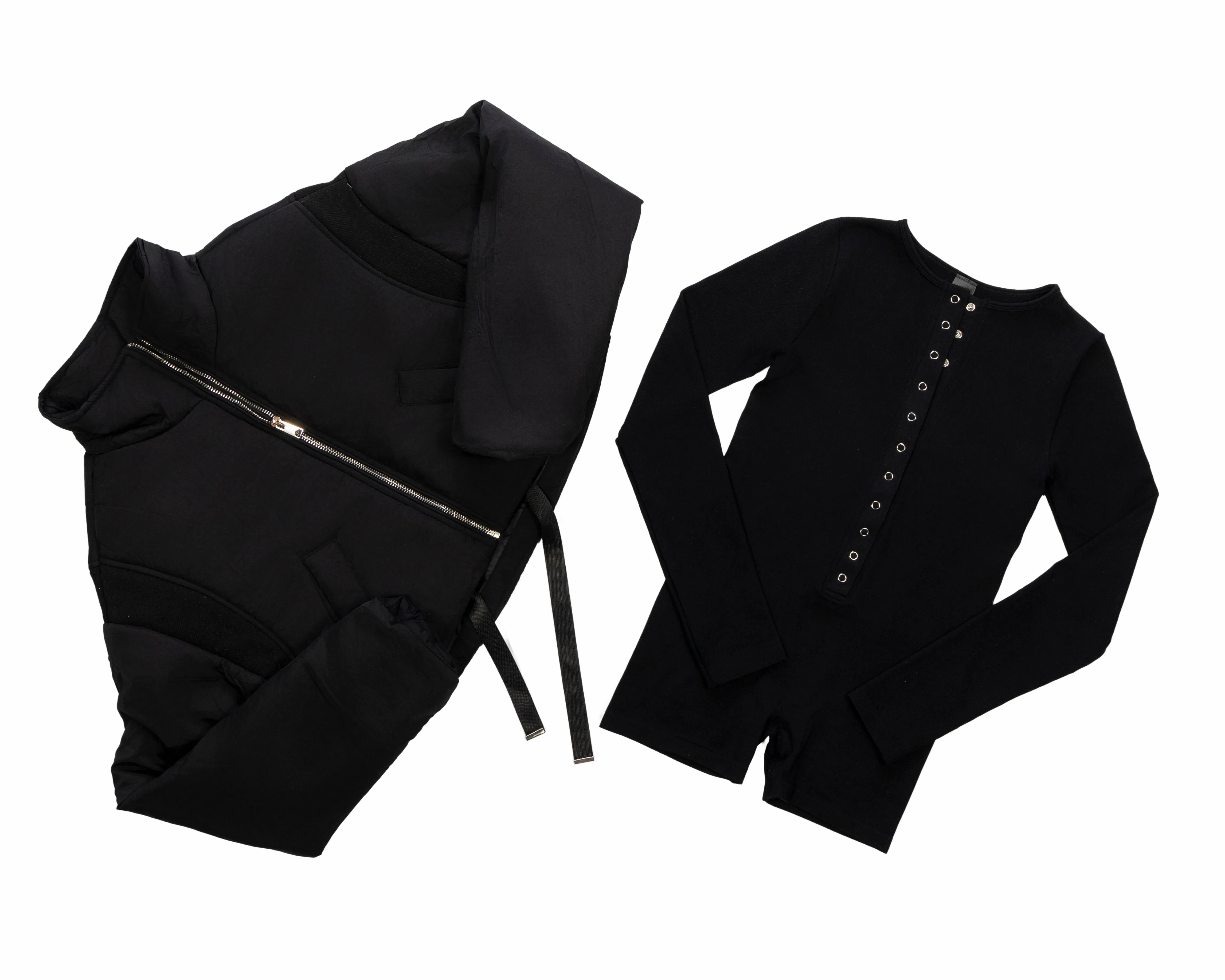 LOOK 2: ROMPER AND CROPPED JACKET