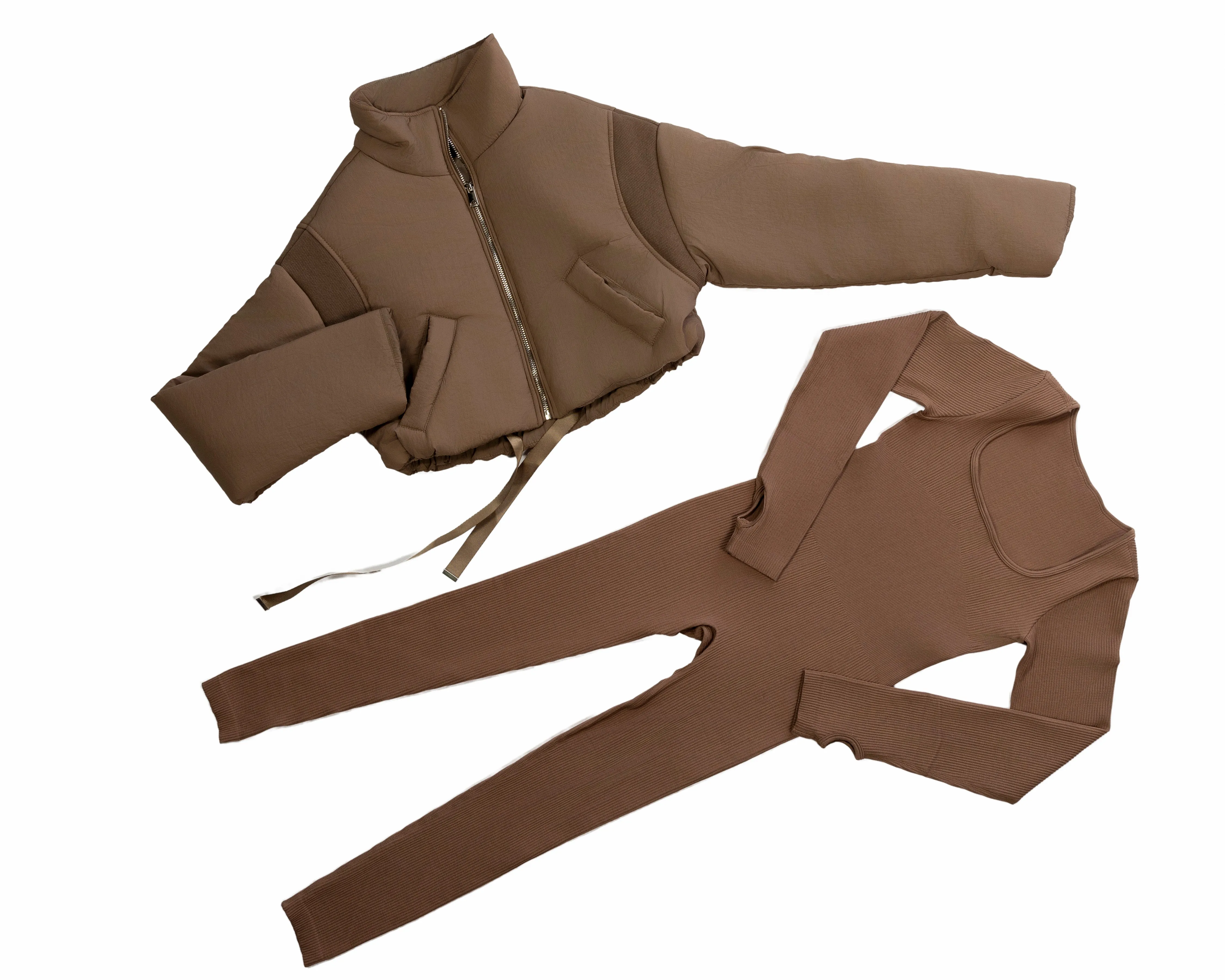 LOOK 4: JUMPSUIT AND CROPPED JACKET