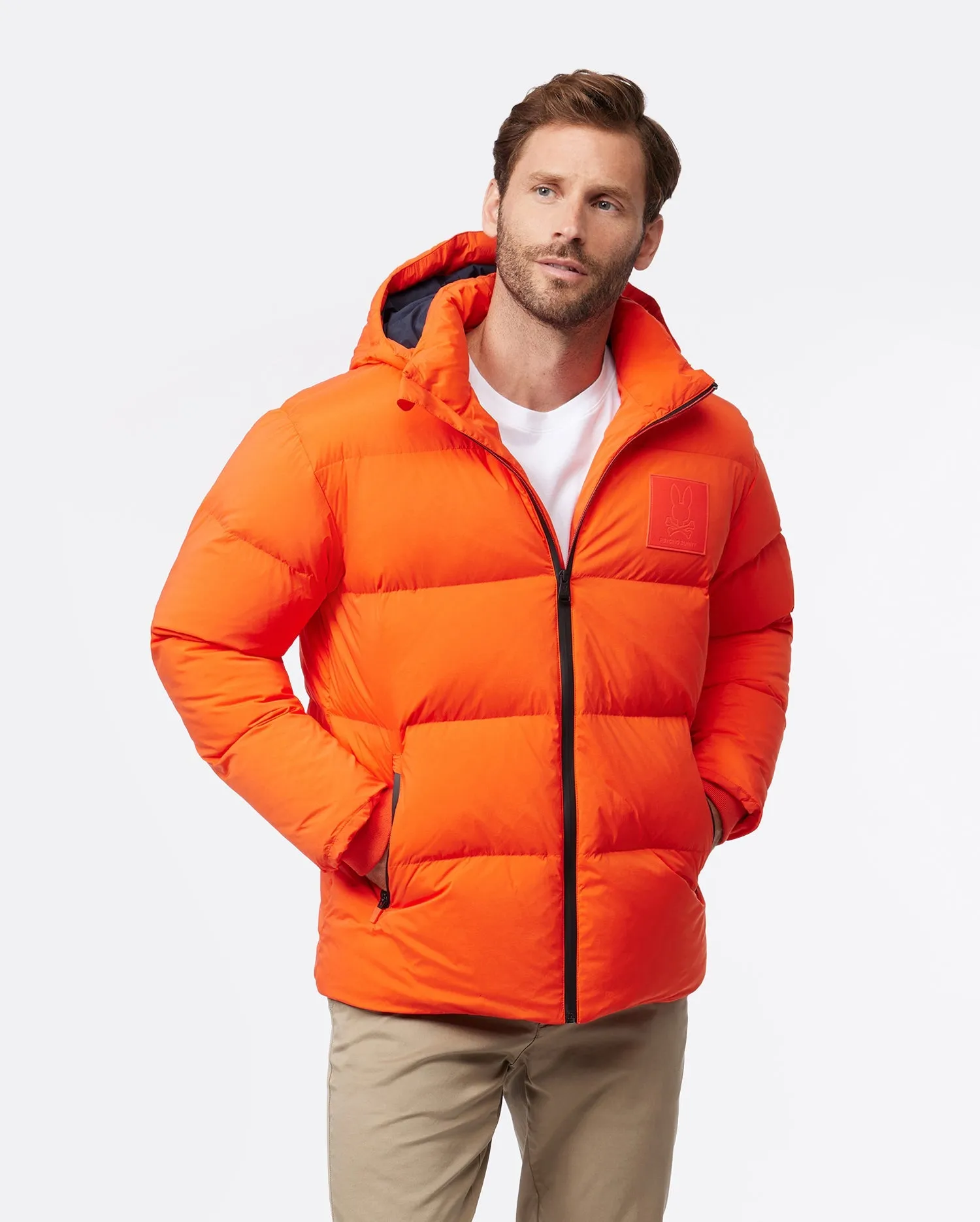 MENS ANDERSON DOWN PUFFER WITH REMOVABLE HOOD - B6N567Z1OW