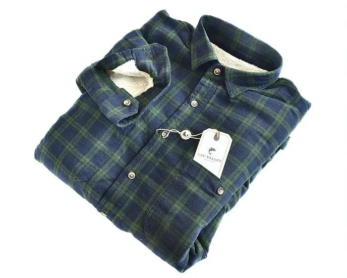 Men’s Flannel Fleece Lined Shirt | Blackwatch