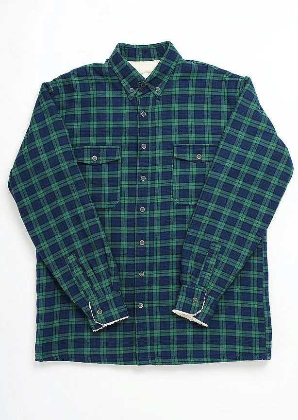 Men’s Flannel Fleece Lined Shirt | Blackwatch