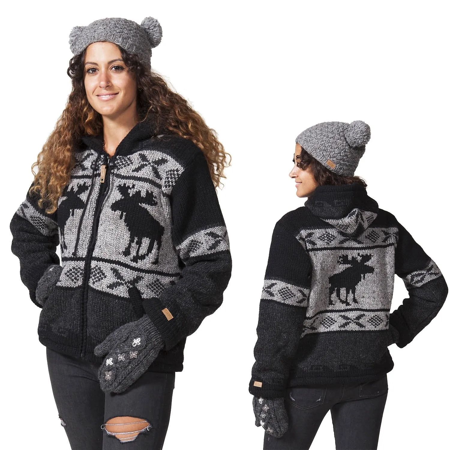 Moose - Fleece Lined Wool Jacket