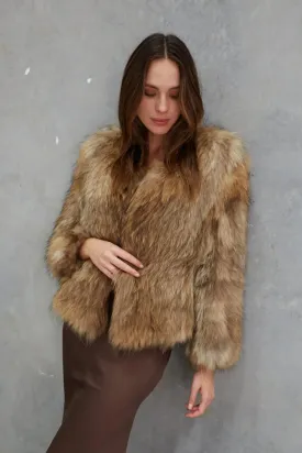 Nala Raccoon Jacket Natural