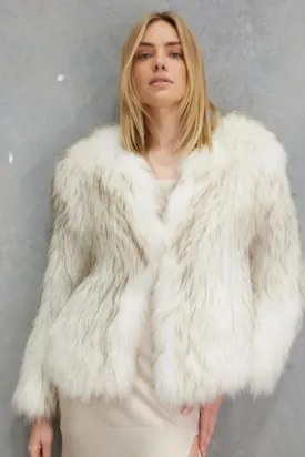Nala Raccoon Jacket White Cloud