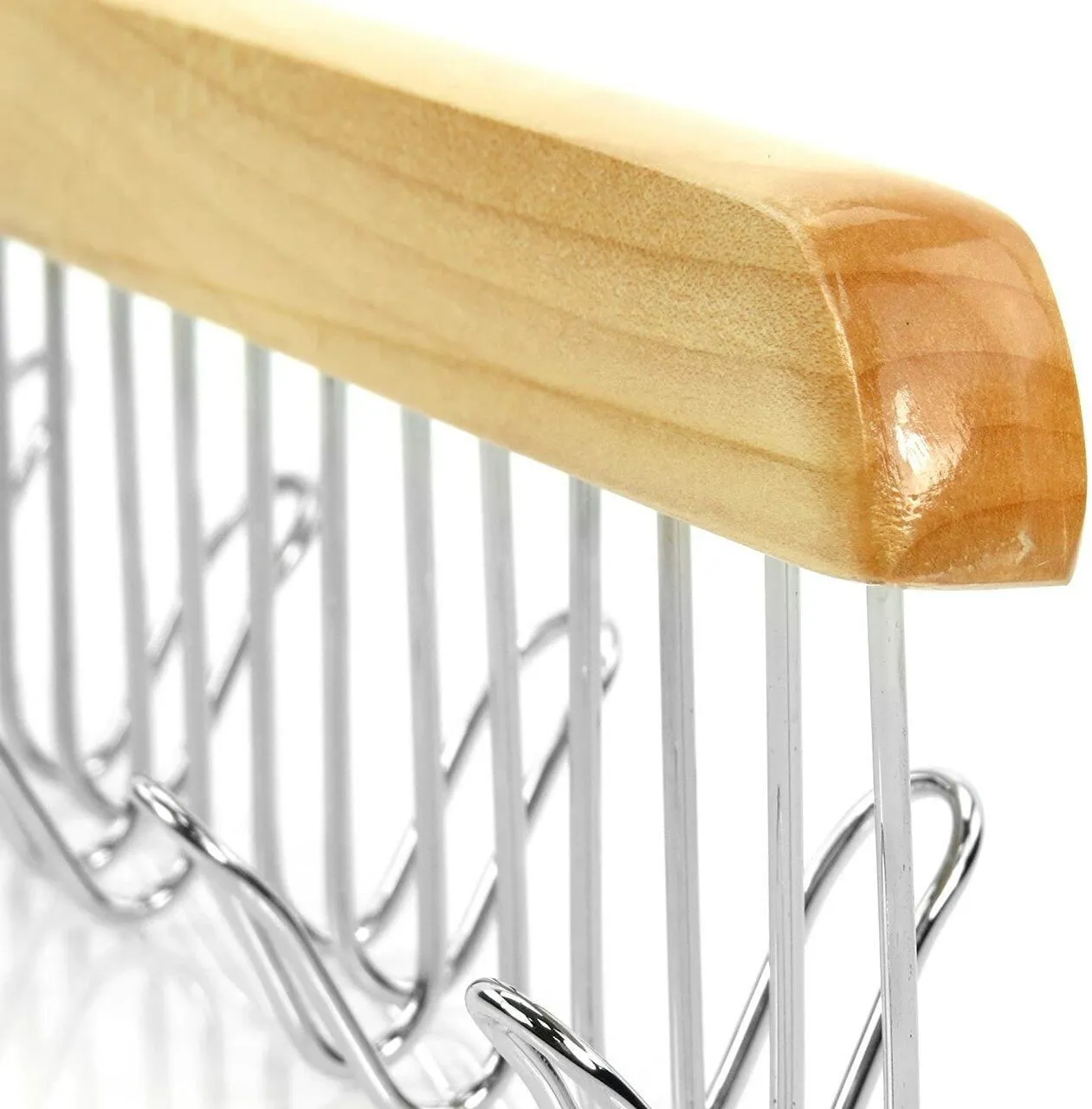 Natural Wood Belt/Tie Hanger - Extra Thick Timber - Sold 1/5/10