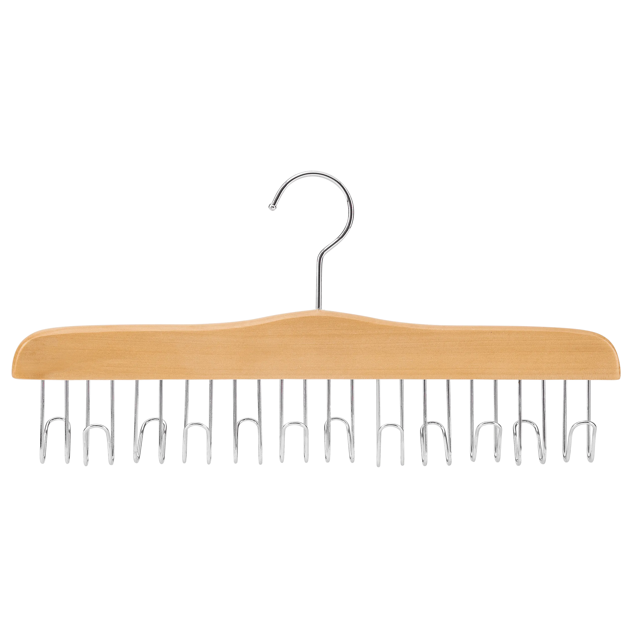 Natural Wood Belt/Tie Hanger - Extra Thick Timber - Sold 1/5/10