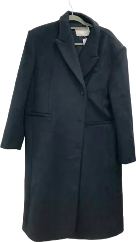 OAK   FORT Black Long Coat S-M