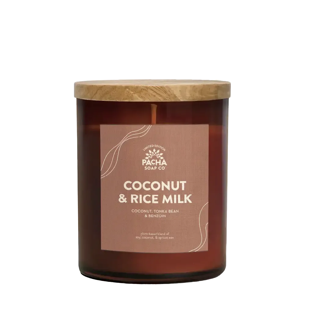 Pacha Soap Co. Coconut & Rice Milk Candle