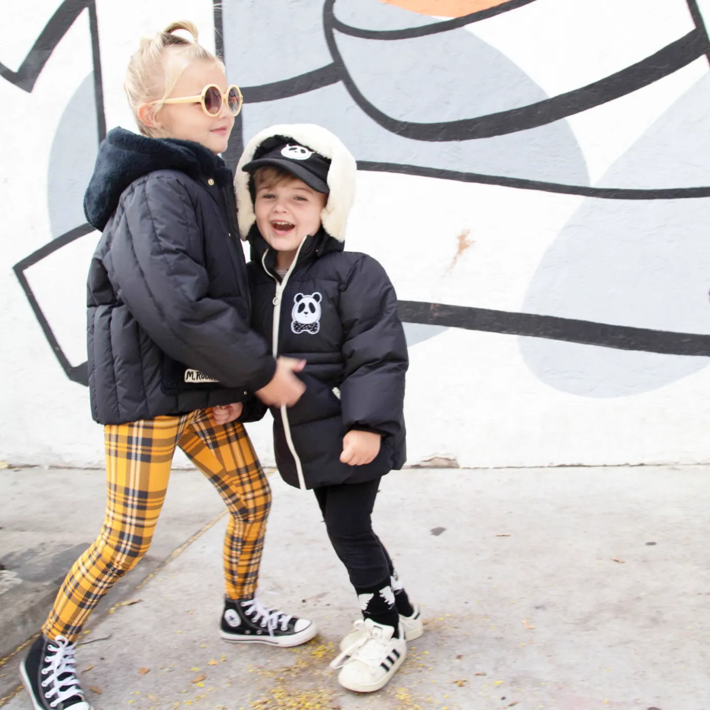 Panda Puffer Jacket
