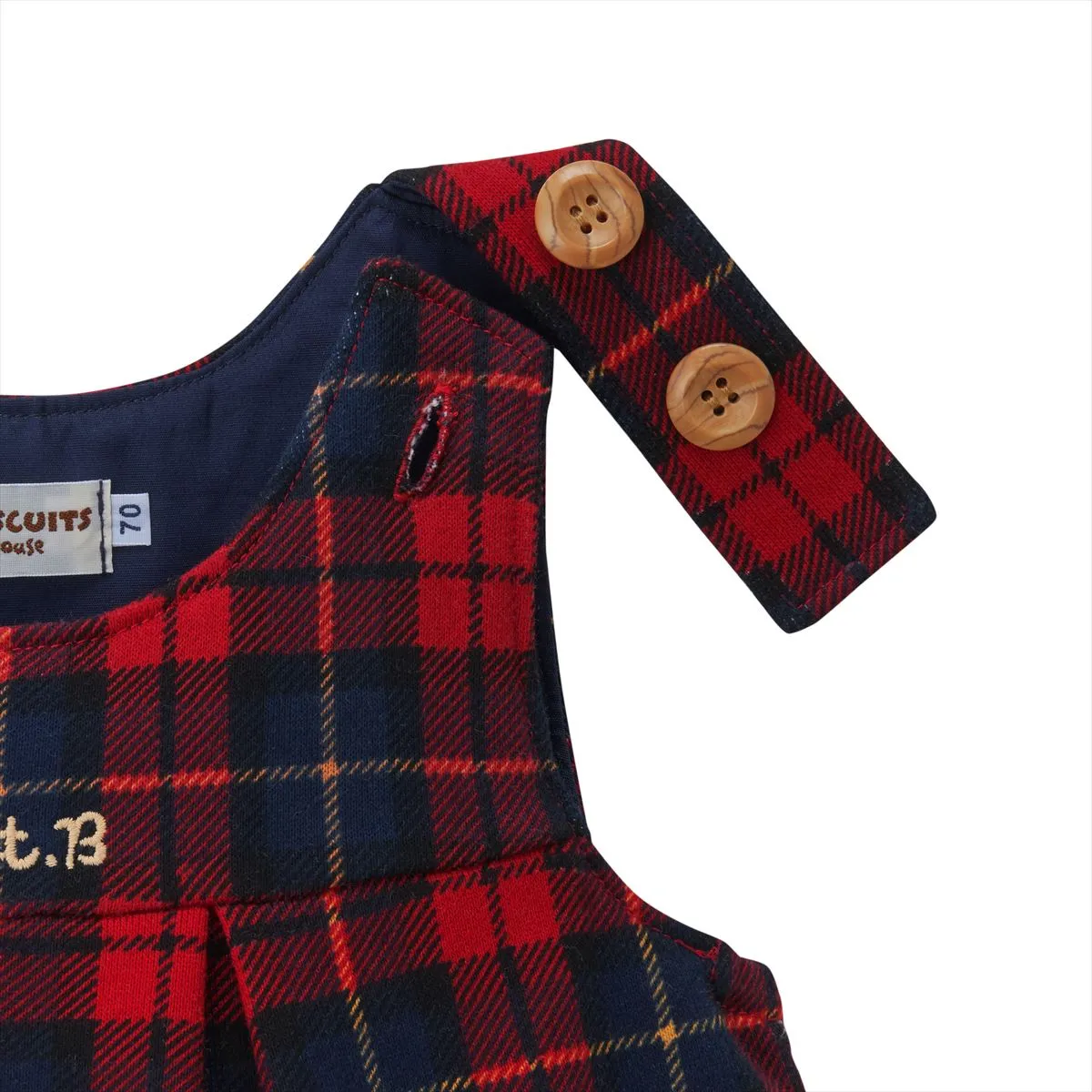 Plaid Jumper Dress