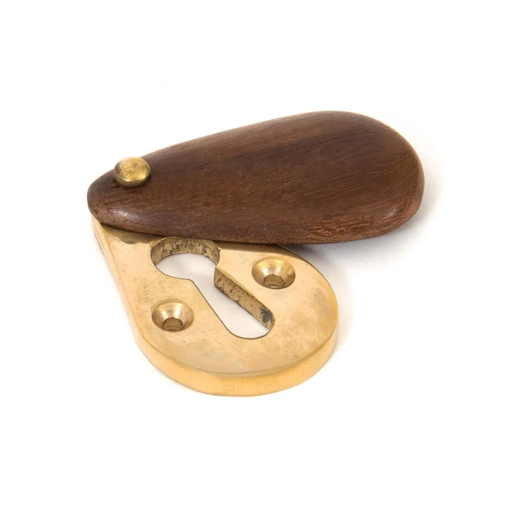 Plain Covered Keyhole Escutcheon