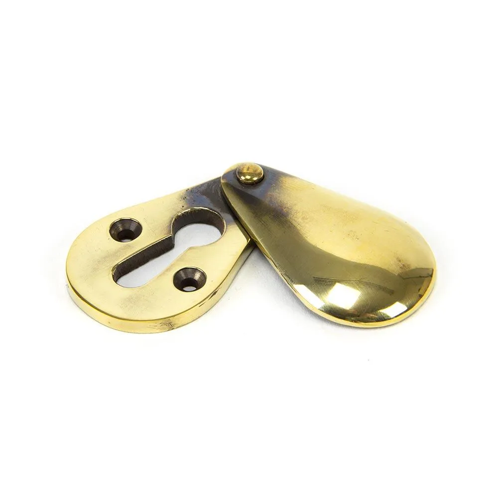 Plain Covered Keyhole Escutcheon