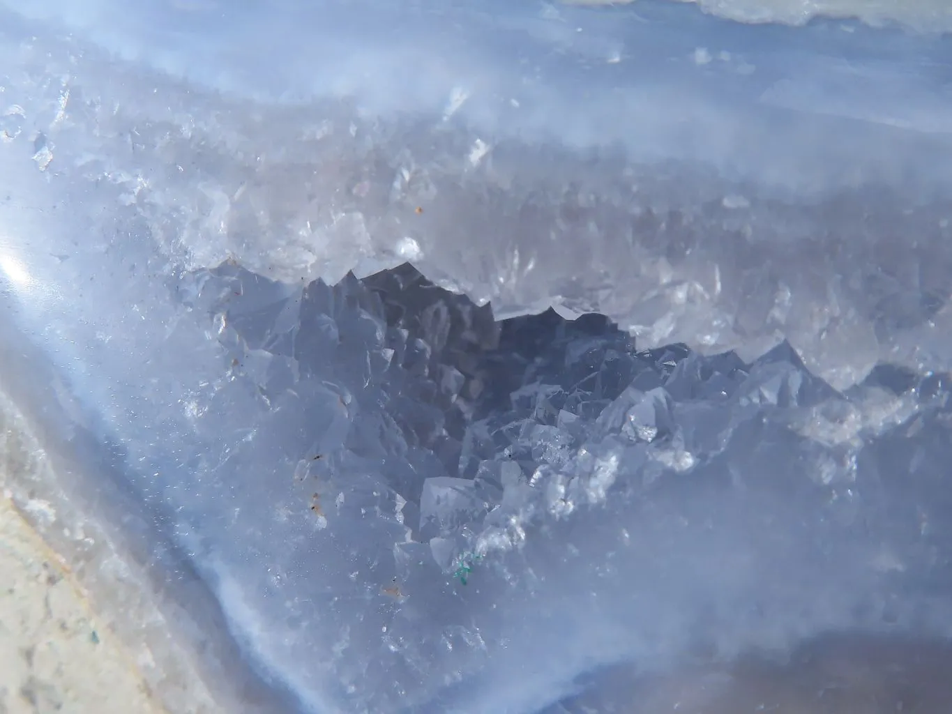 Polished Blue Lace Agate Free Forms  x 3 From Nsanje, Malawi