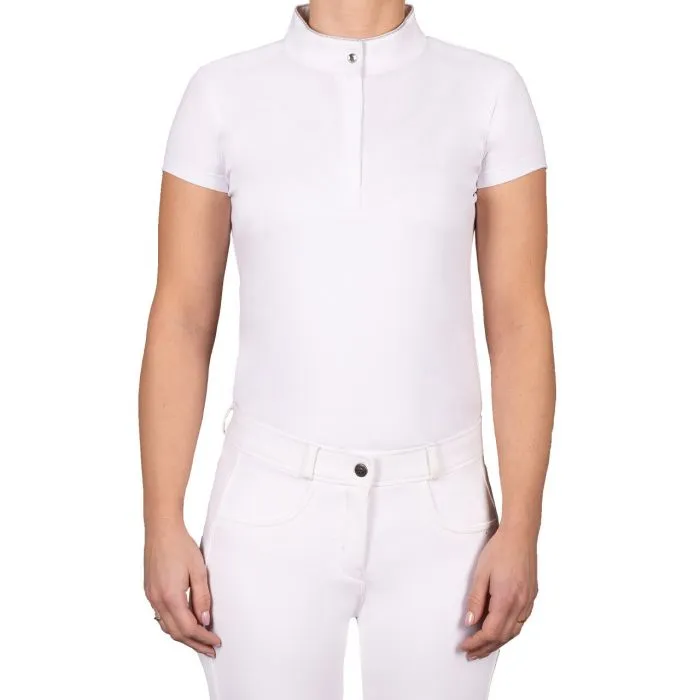 QHP Junior Zayla Competition Shirt White