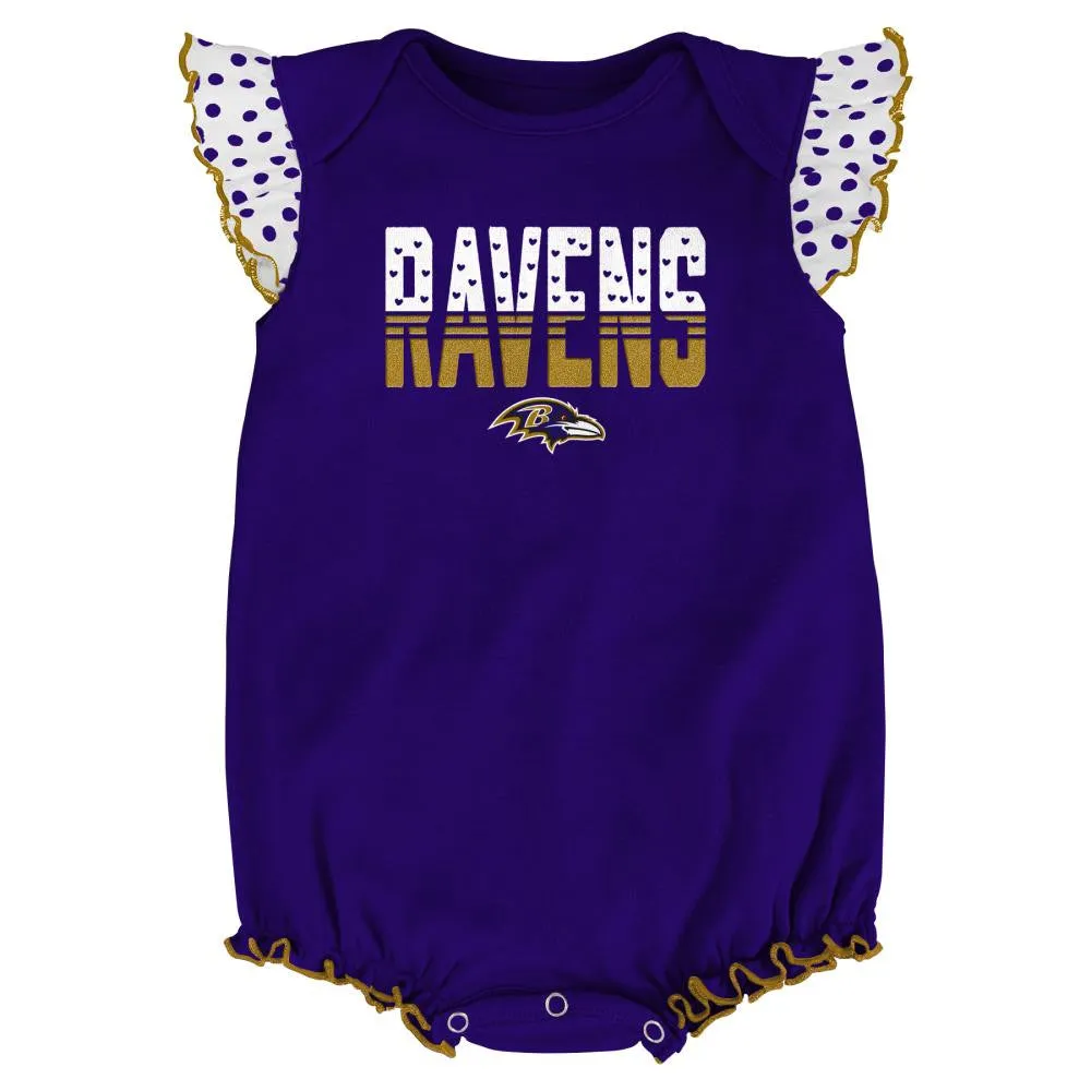 Ravens Baby Girl Dotty Duo