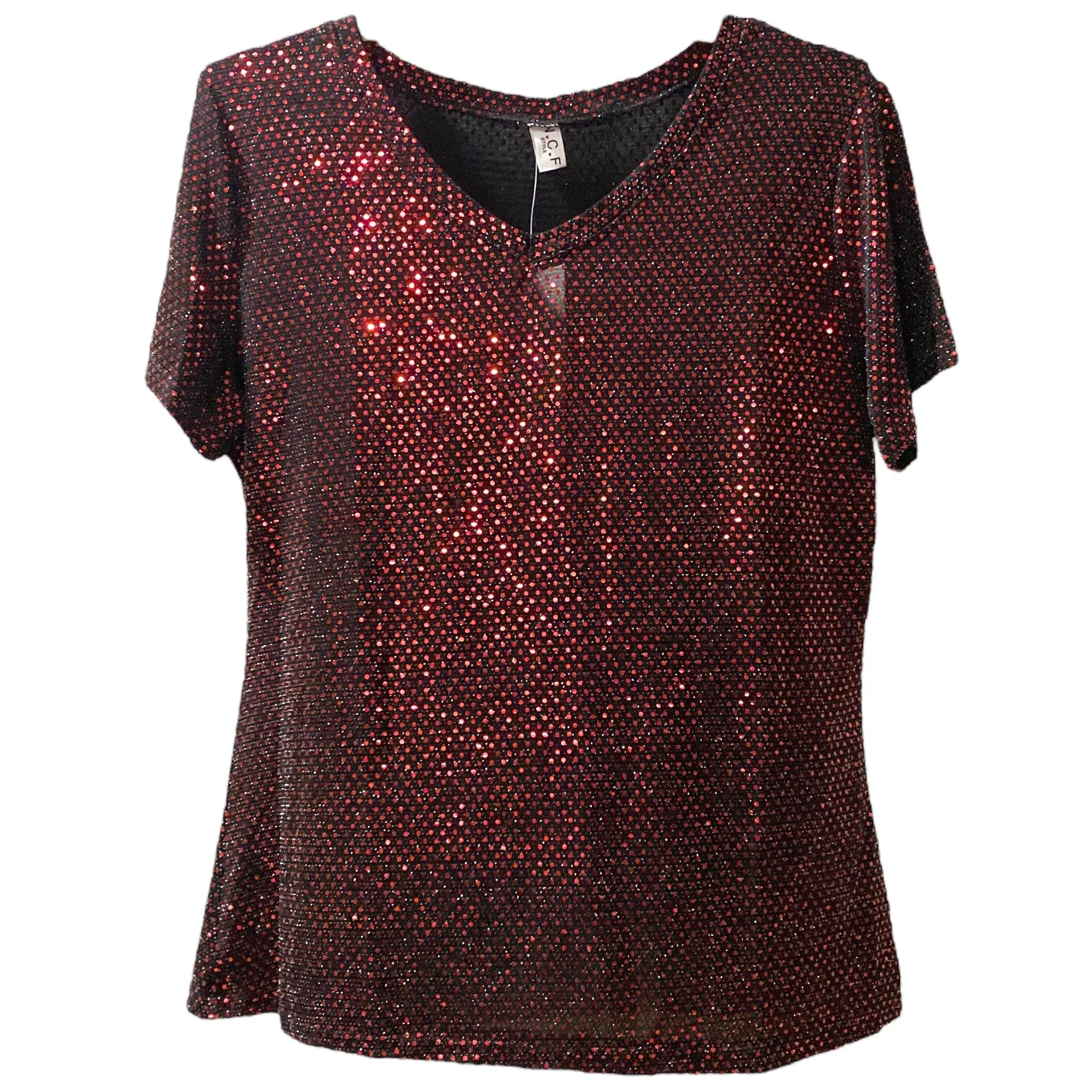 Ruby Sequin Glam Tee