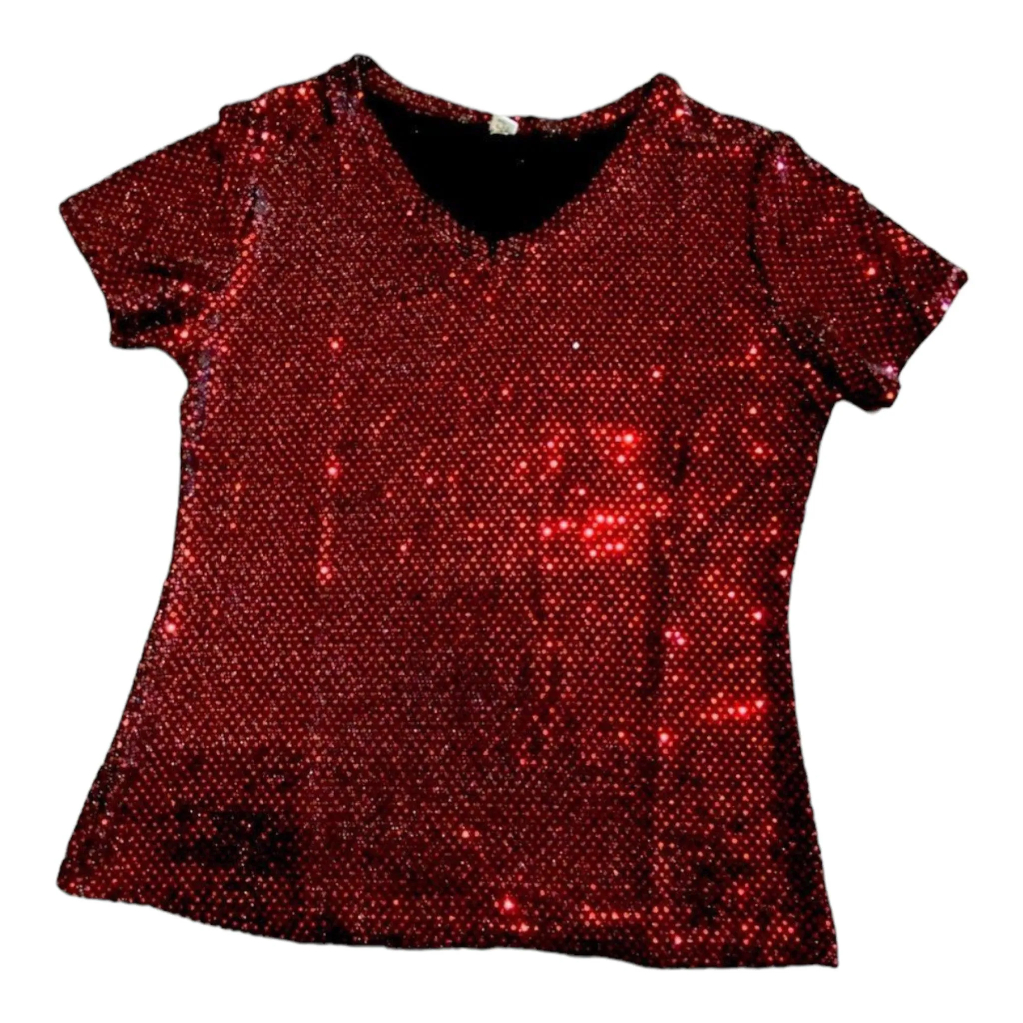 Ruby Sequin Glam Tee