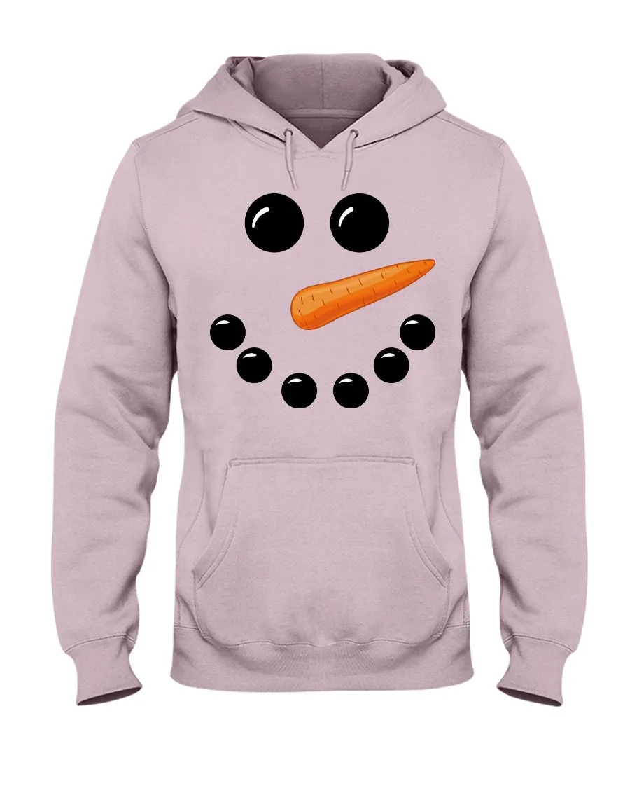Snowman Face Hoodie