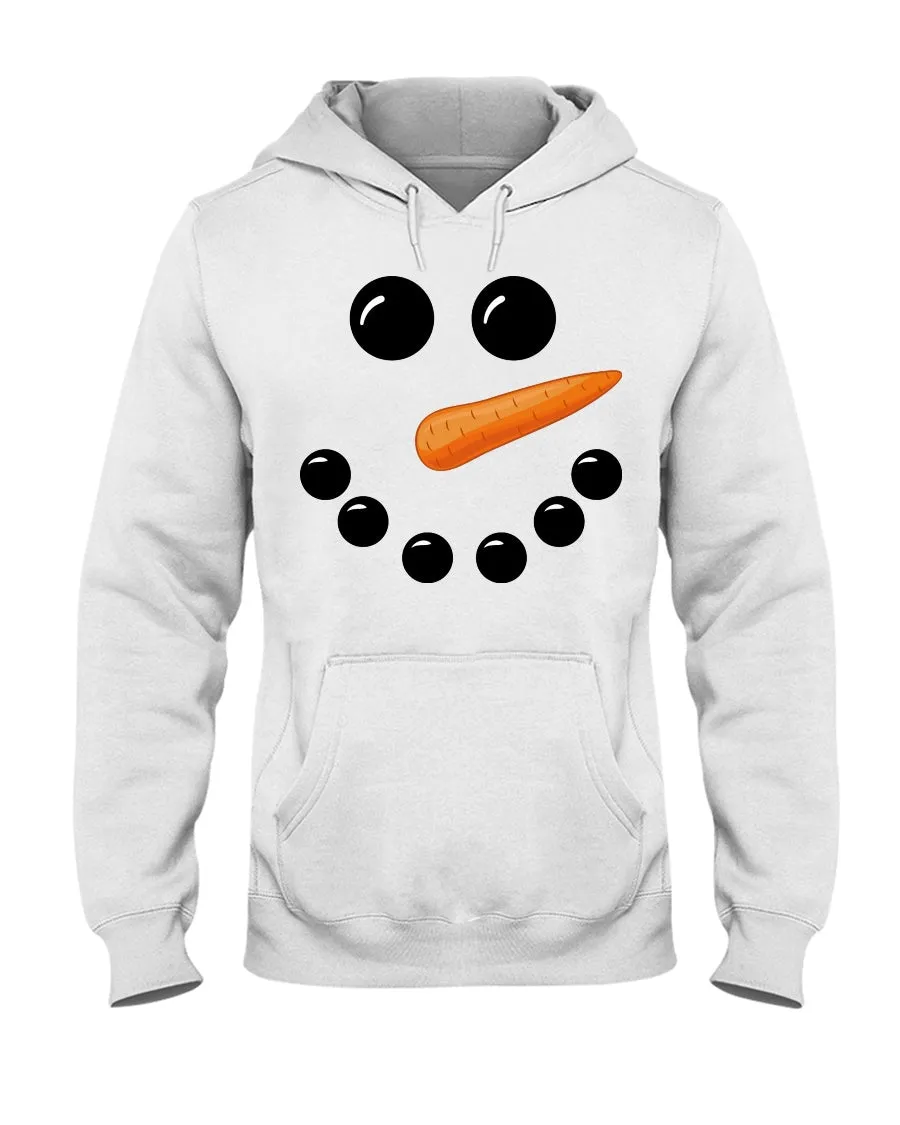 Snowman Face Hoodie