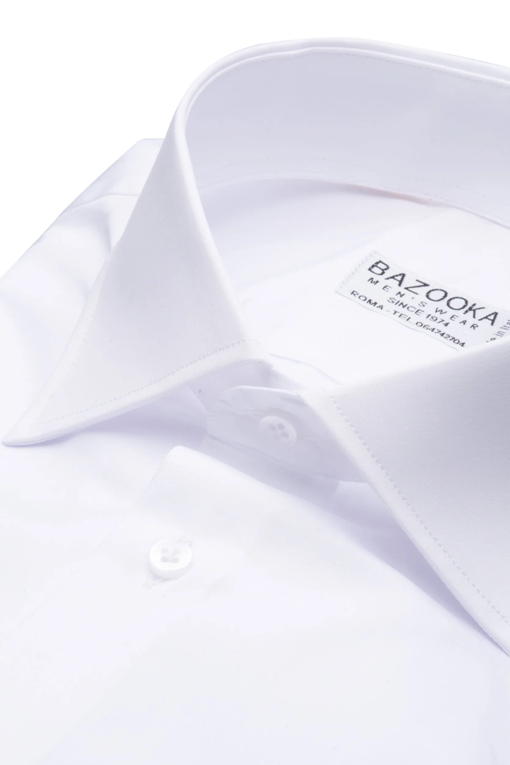 Solid White Shirt by Bazooka